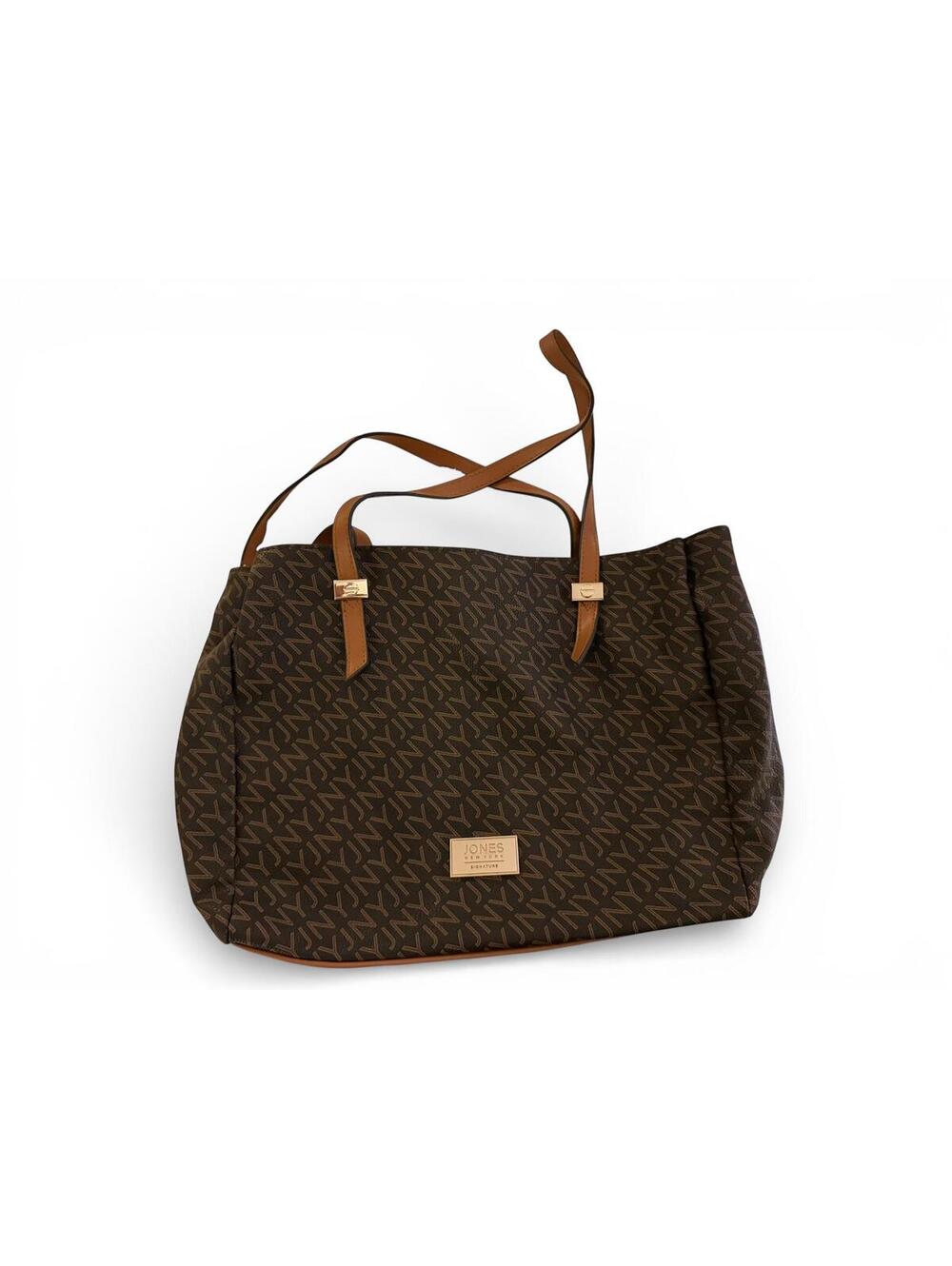 Jones New York Signature Monogram Tote Bag